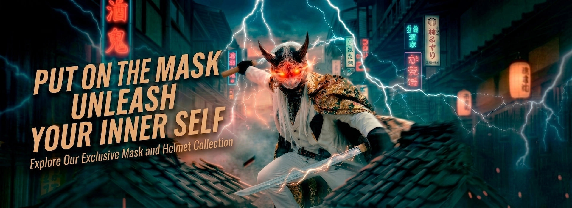 PUT ON THE MASK UNLEASH YOUR INNER SELF — Explore Our Exclusive Mask and Helmet Collection