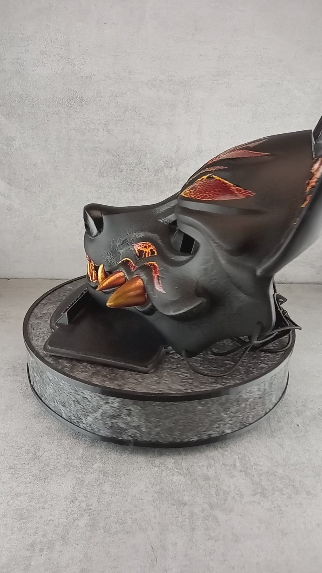 Kitsune (Ōkami) Fire Mask