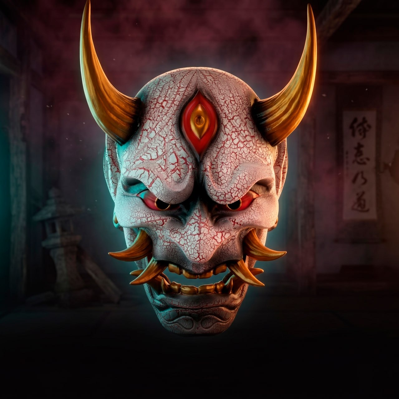 Demon masks