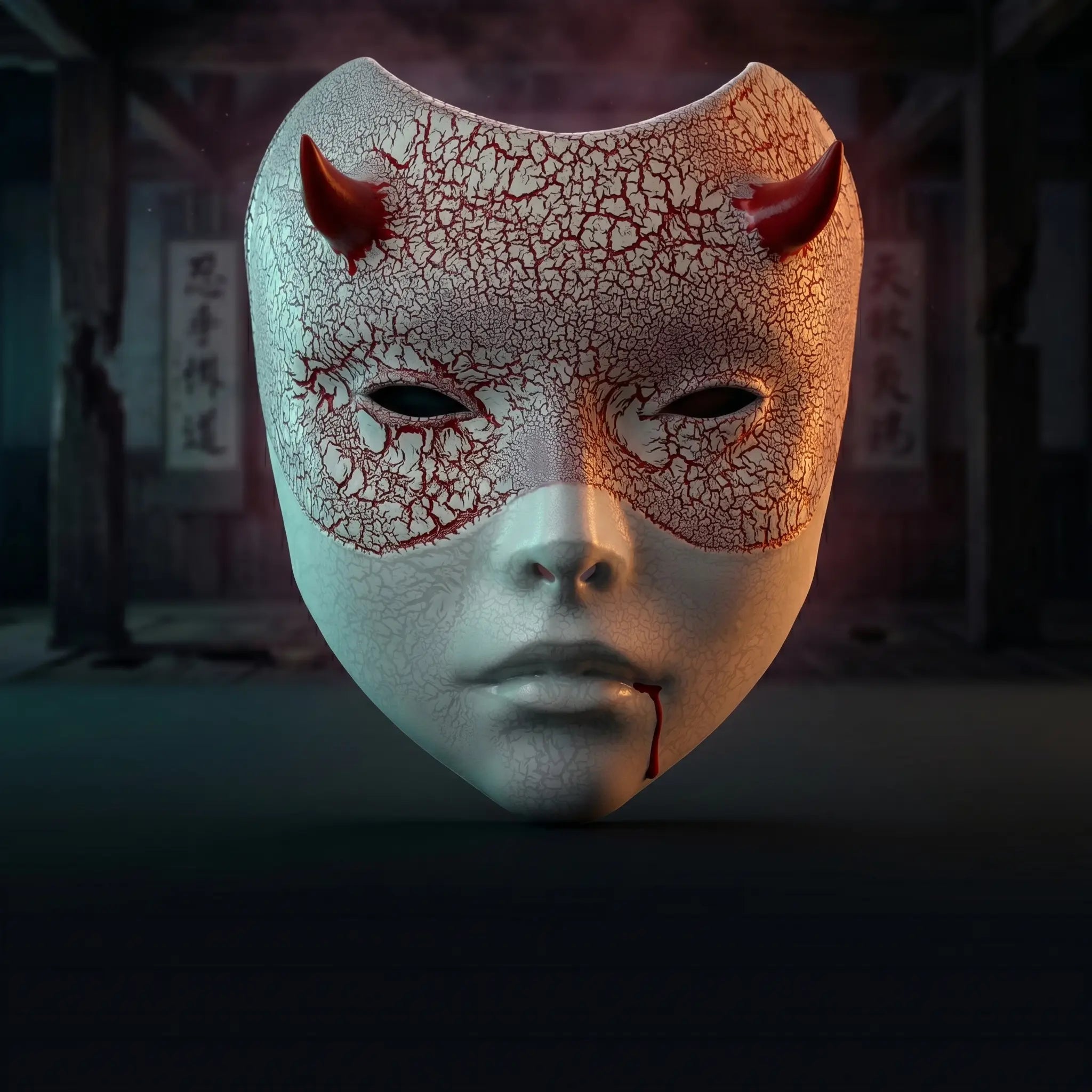 Geisha (witch) masks