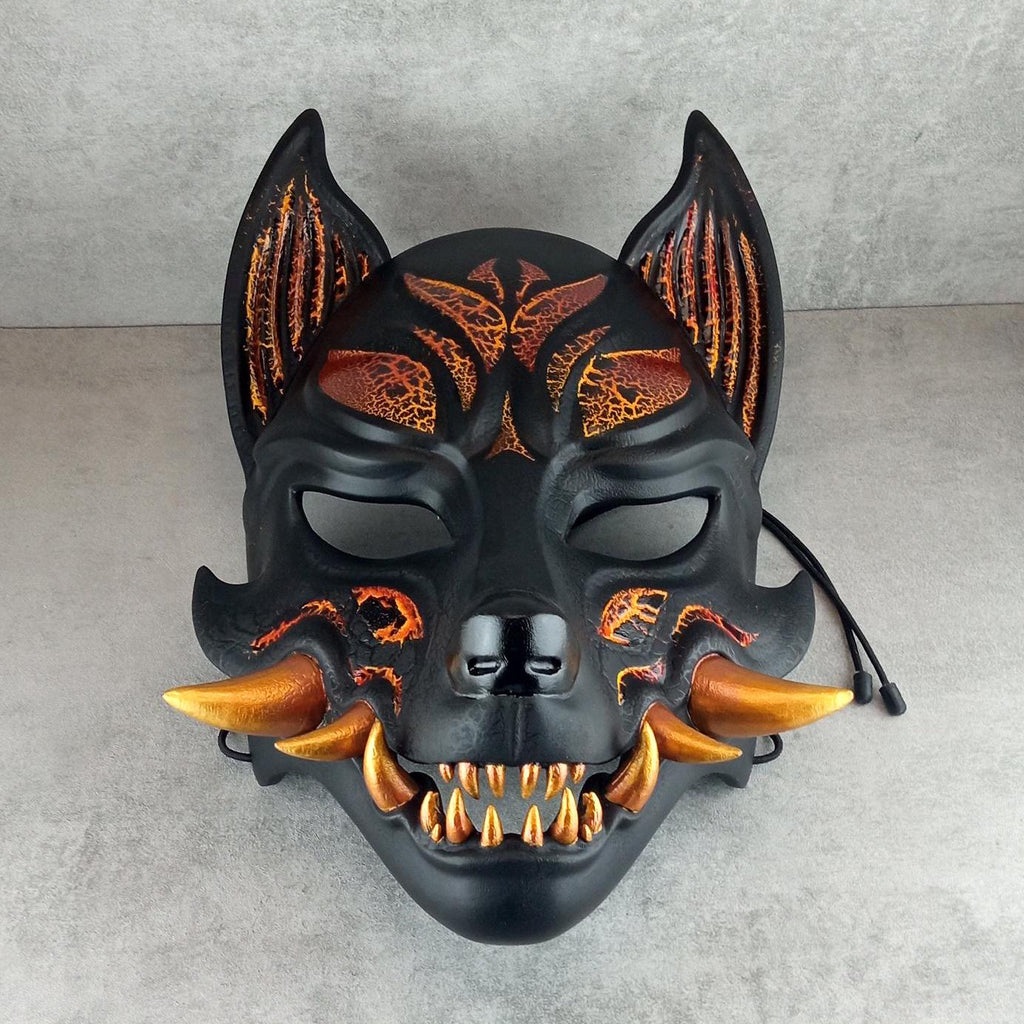 Kitsune (Ōkami) Fire Mask