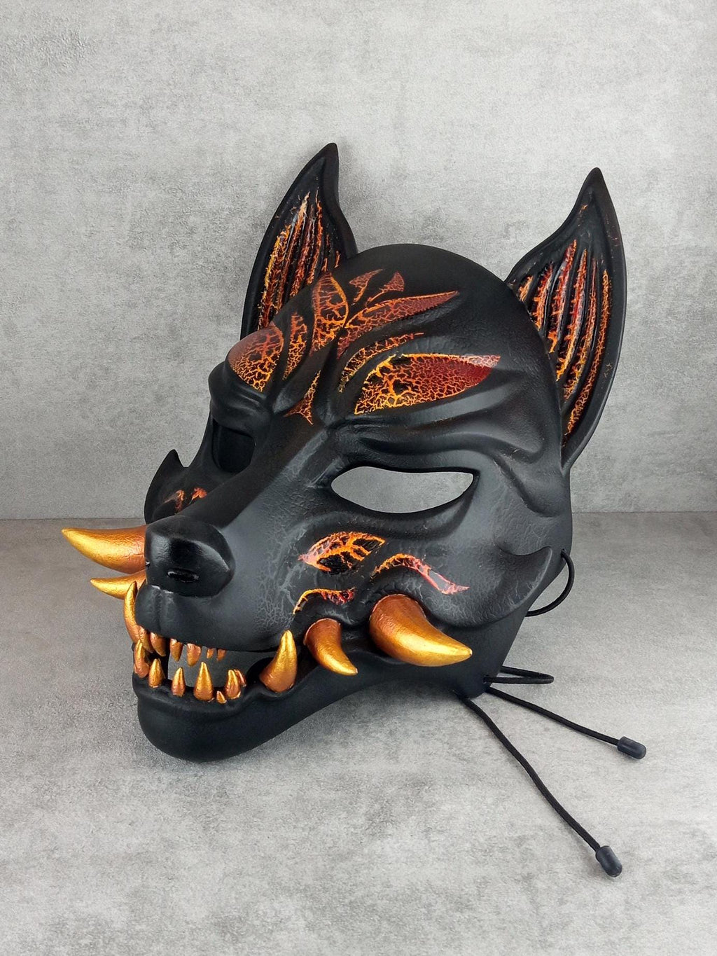 Kitsune (Ōkami) Fire Mask