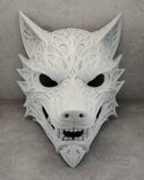 Golden Wolf Spirit Mask