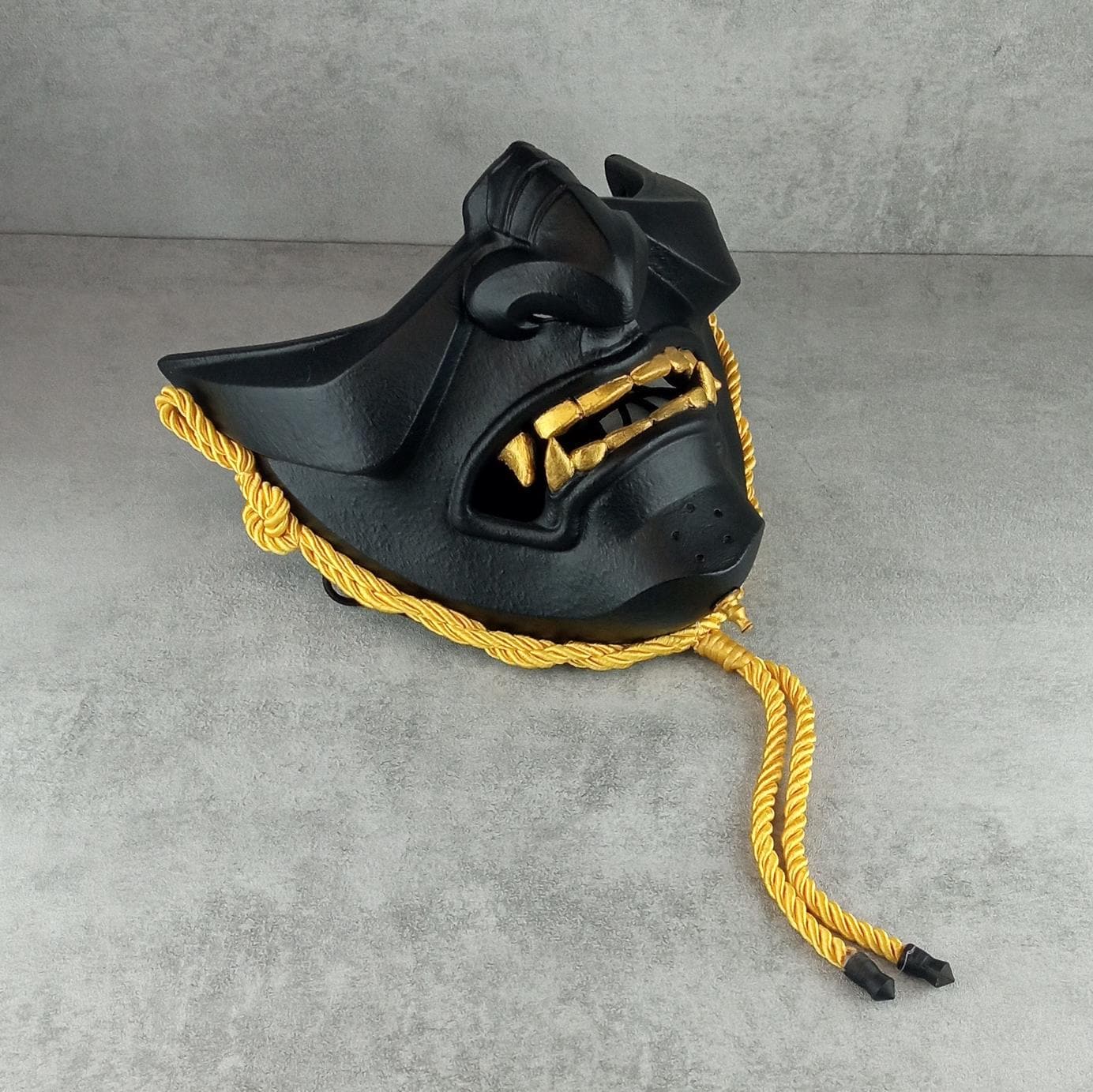 Black Half Mask – Inspired by Ghost of Tsushima