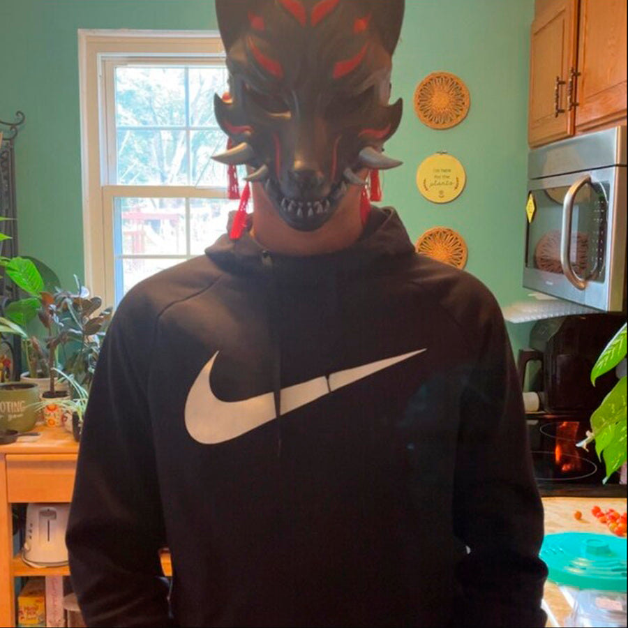Kitsune (Ōkami) Fire Mask