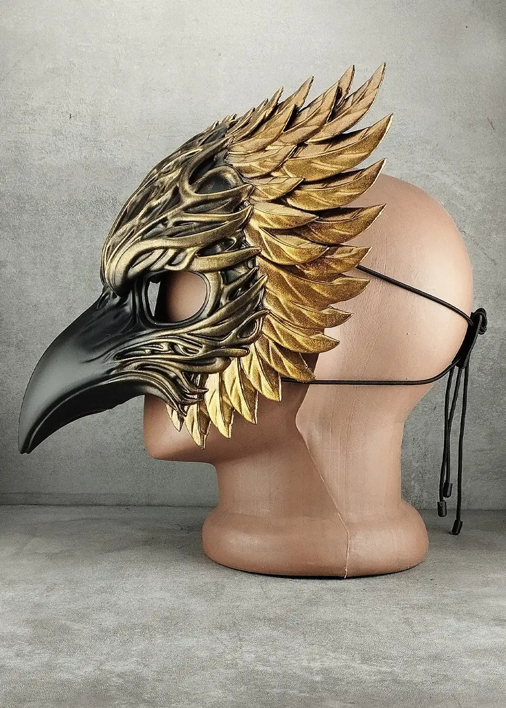 Biomorphic Raven Spirit Mask