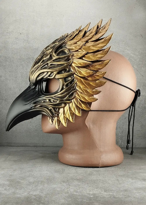 Biomorphic Raven Spirit Mask