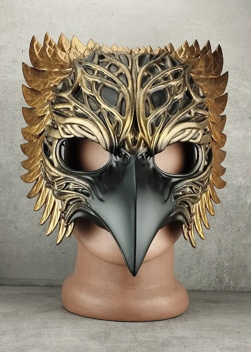 Biomorphic Raven Spirit Mask