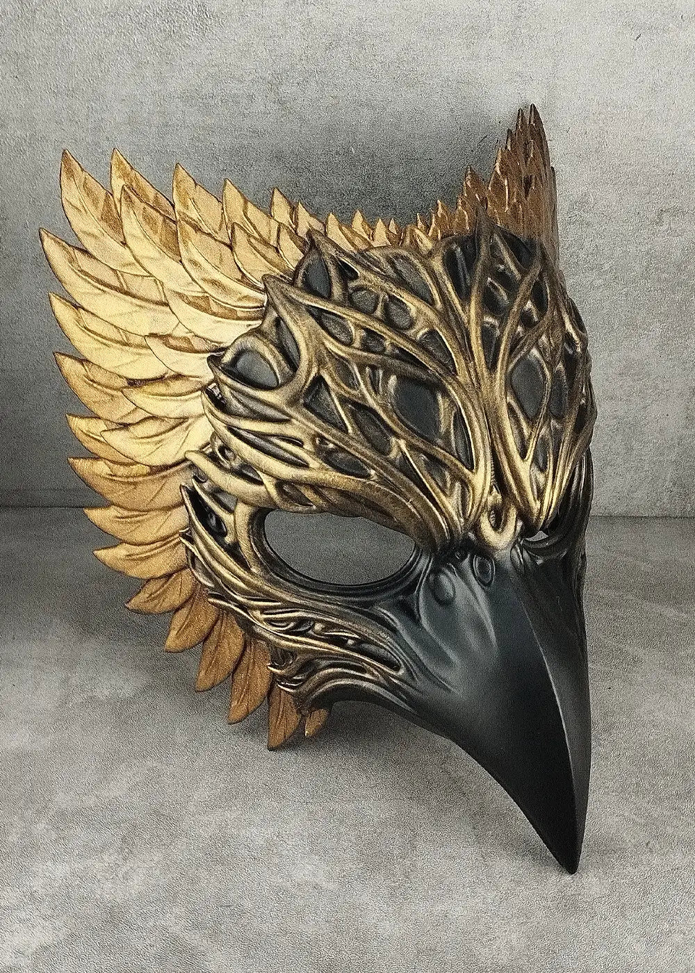 Biomorphic Raven Spirit Mask