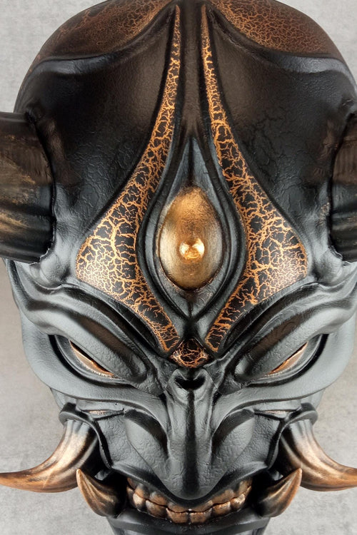 Bronze Island Demon – Traditional Hannya Mask