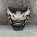 Samurai Half Mask «Grey Wrath»