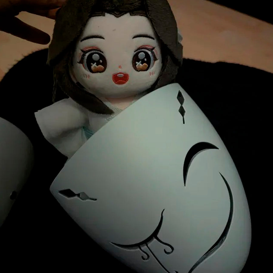 Maske Bai WuXiang, Tian Guan Ci Fu, Jun Wu, White No-Face, Anime-Maske, Manga-Maske, Cosplay-Maske, Endgegner