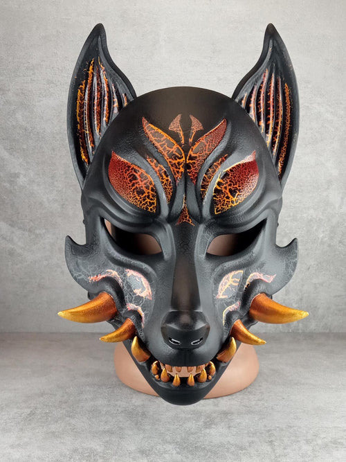 Kitsune (Ōkami) Fire Mask