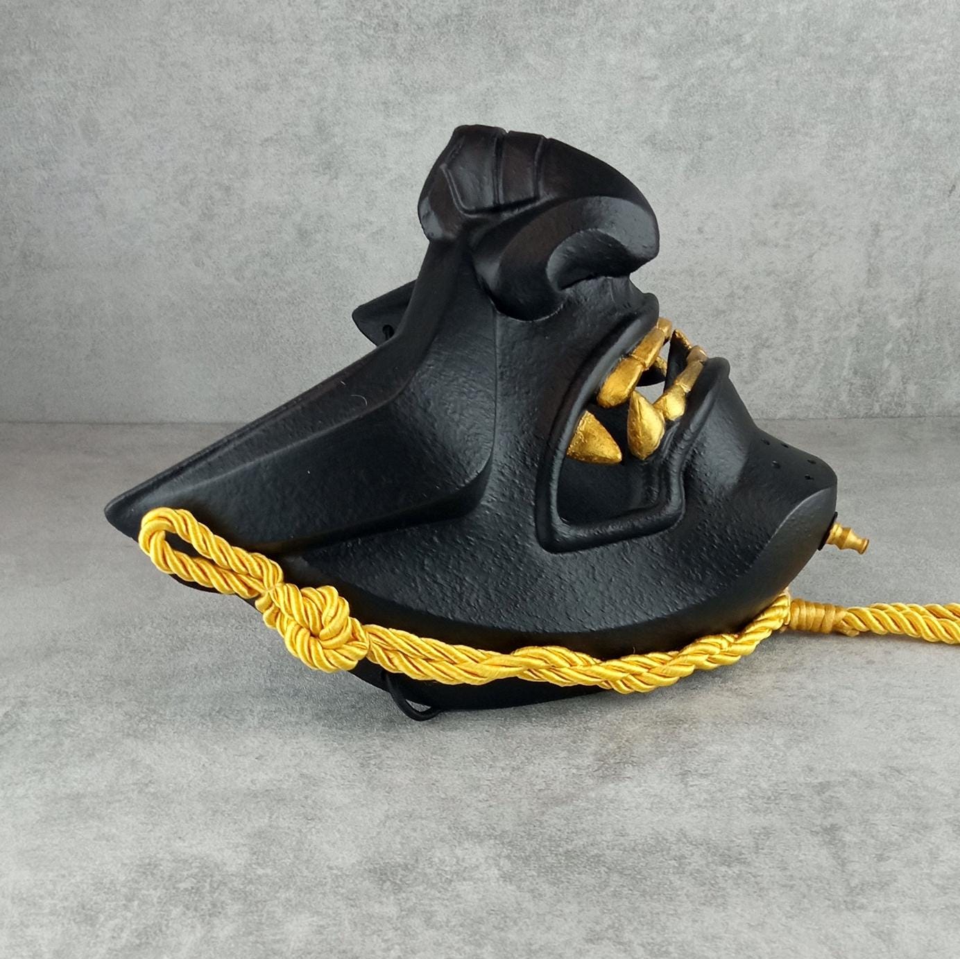 Black Half Mask – Inspired by Ghost of Tsushima