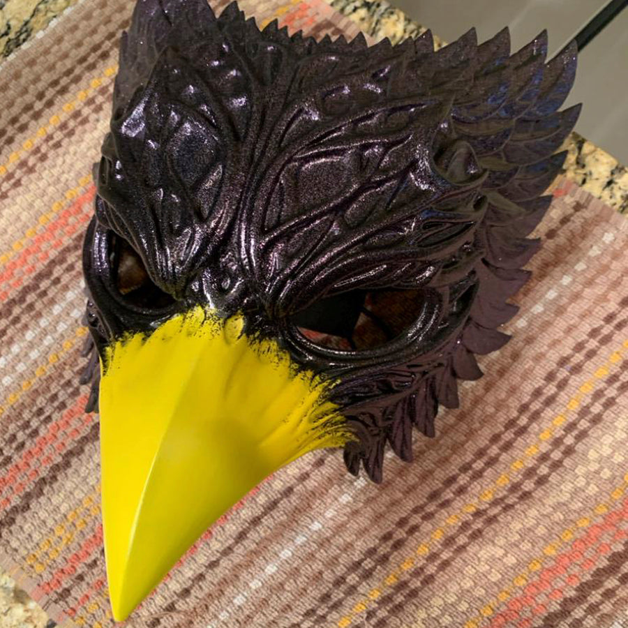 Biomorphic Raven Spirit Mask