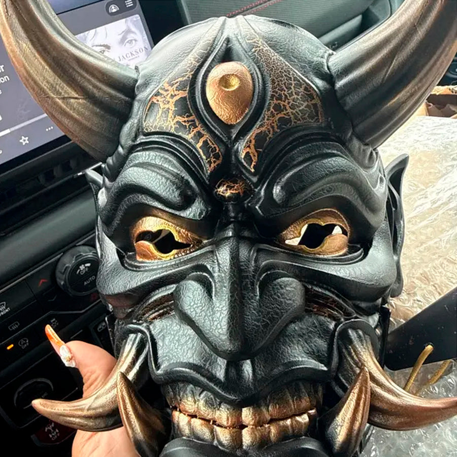 Bronze Island Demon – Traditional Hannya Mask