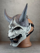 Cracked Frost Demon Hannya Mask