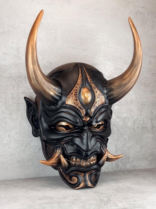 Bronze Island Demon – Traditional Hannya Mask