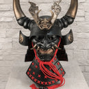 Black Horned Samurai Helmet
