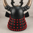 Black Horned Samurai Helmet