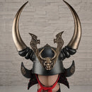Black Horned Samurai Helmet