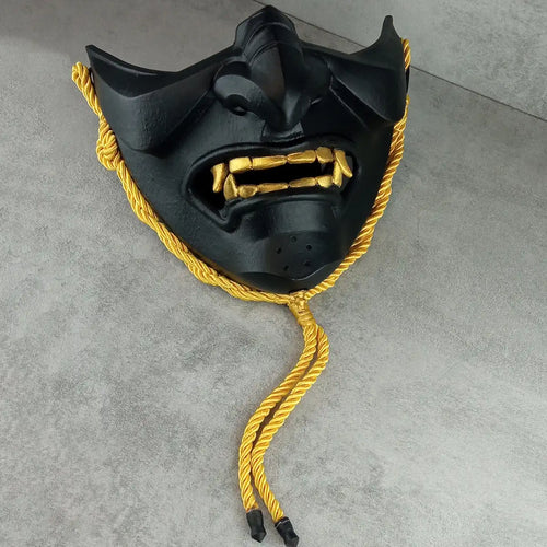 Black Half Mask – Inspired by Ghost of Tsushima