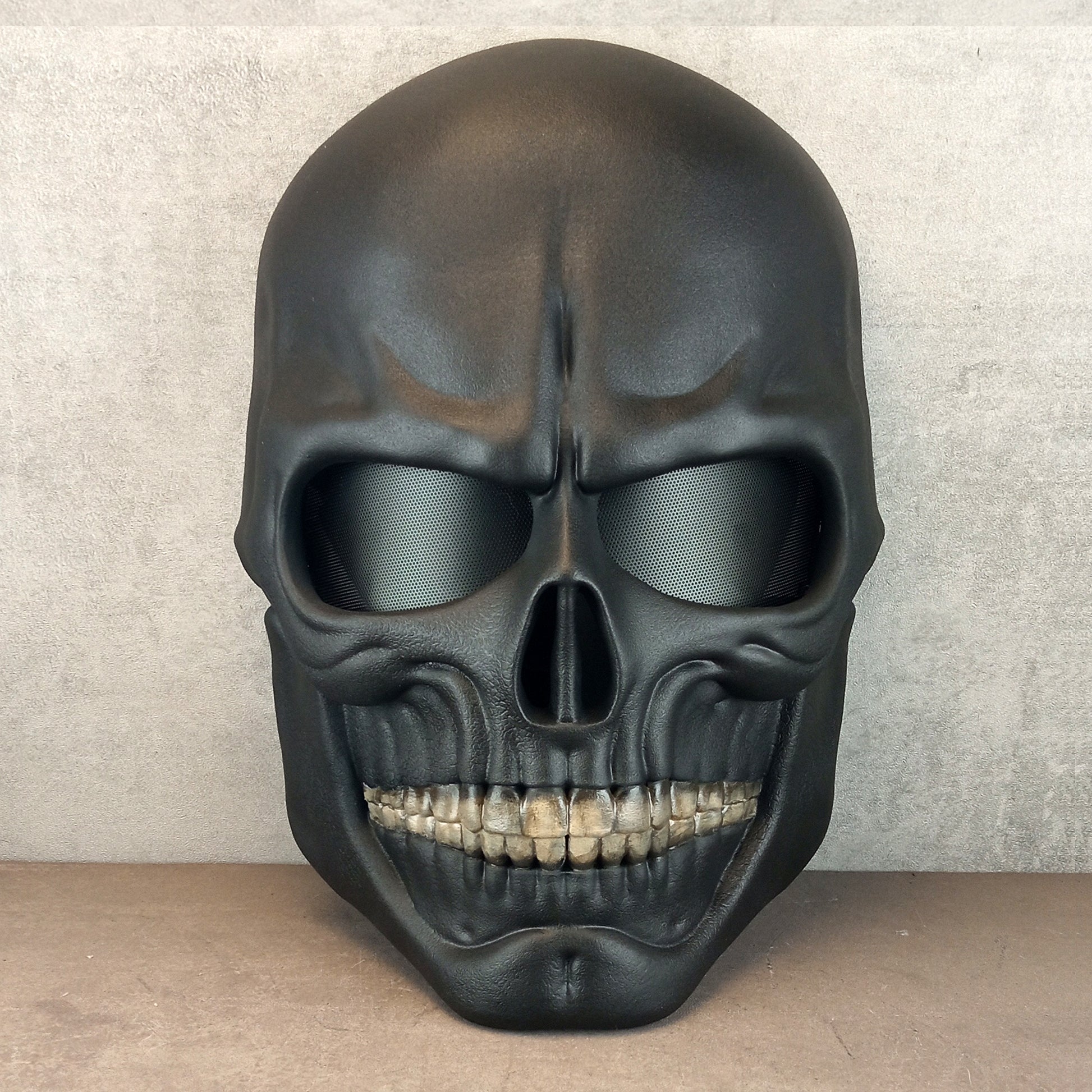 Human Skull Mask full face, black skull mask, horror mask,scary mask, Halloween mask