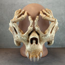 Smiley Maske, Rote Risse Smiley Maske, Schreckliche Smiley Maske, Horror Maske, Halloween Maske