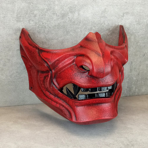 Red Samurai Ronin Mask