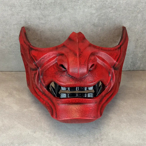 Red Samurai Ronin Mask