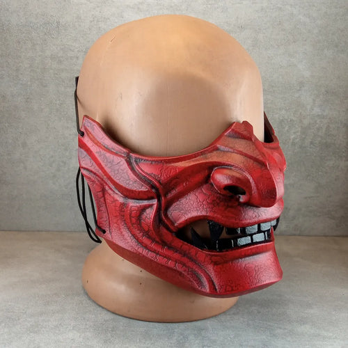 Red Samurai Ronin Mask
