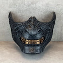 Dark Gray Samurai Ronin Mask