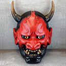 Red Hannya Oni Mask