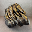 Bronze Evil Demon Mask with Large Fangs