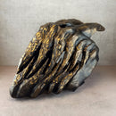 Bronze Evil Demon Mask with Large Fangs