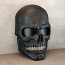 Human Skull Mask full face, black skull mask, horror mask,scary mask, Halloween mask