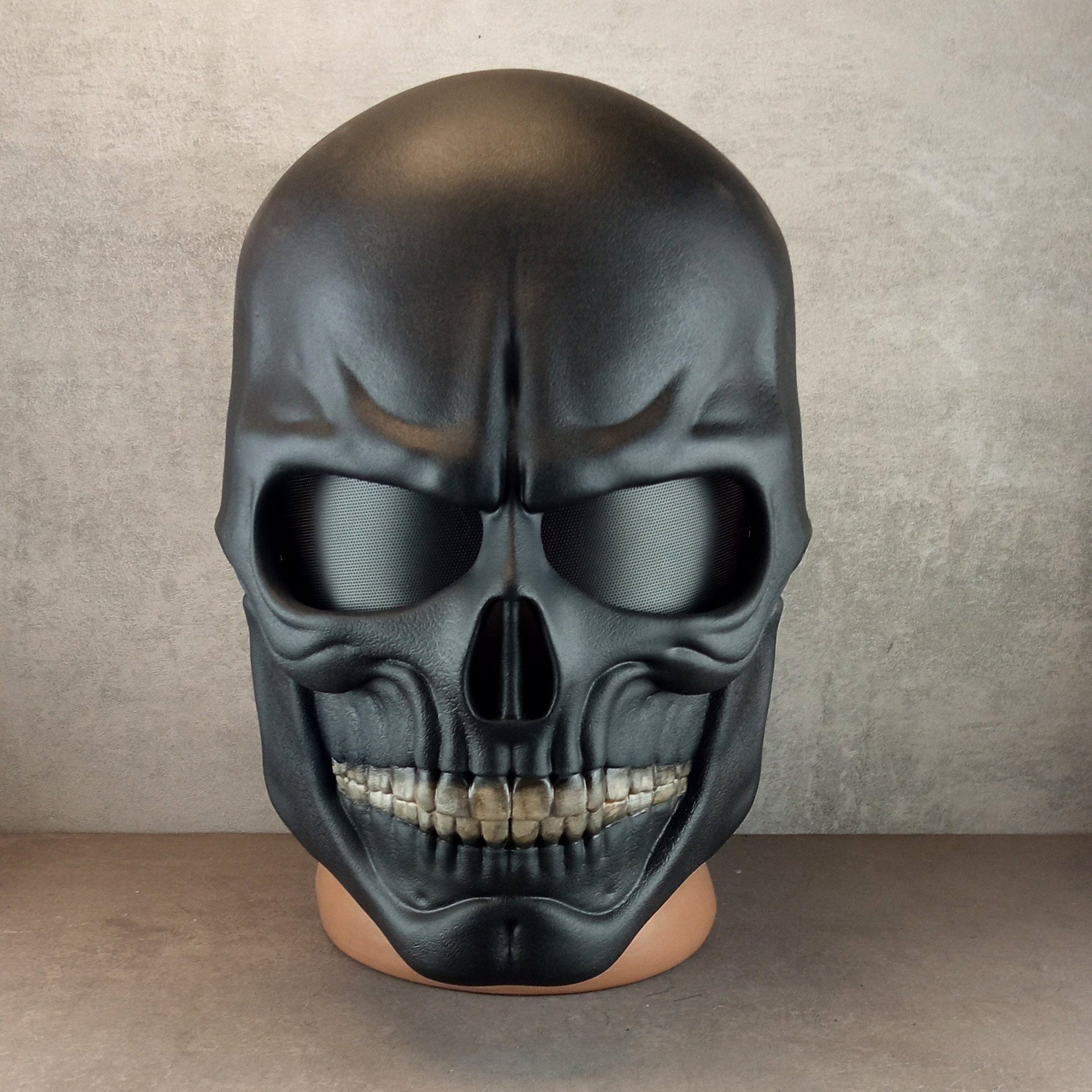 Human Skull Mask full face, black skull mask, horror mask,scary mask, Halloween mask