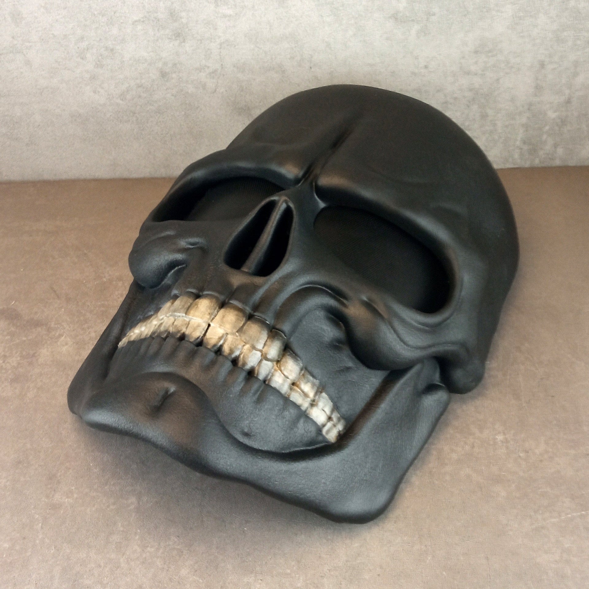 Human Skull Mask full face, black skull mask, horror mask,scary mask, Halloween mask