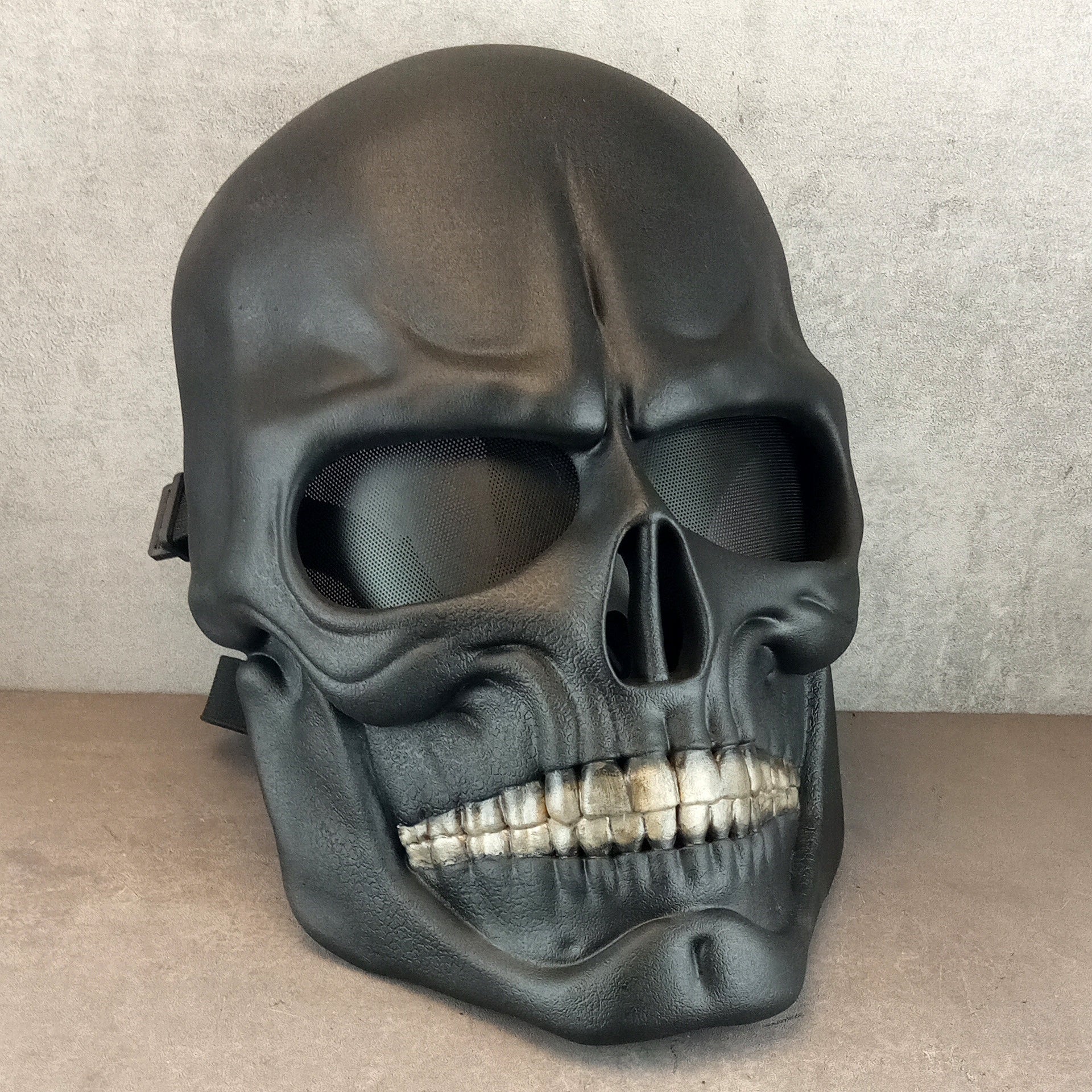 Human Skull Mask full face, black skull mask, horror mask,scary mask, Halloween mask