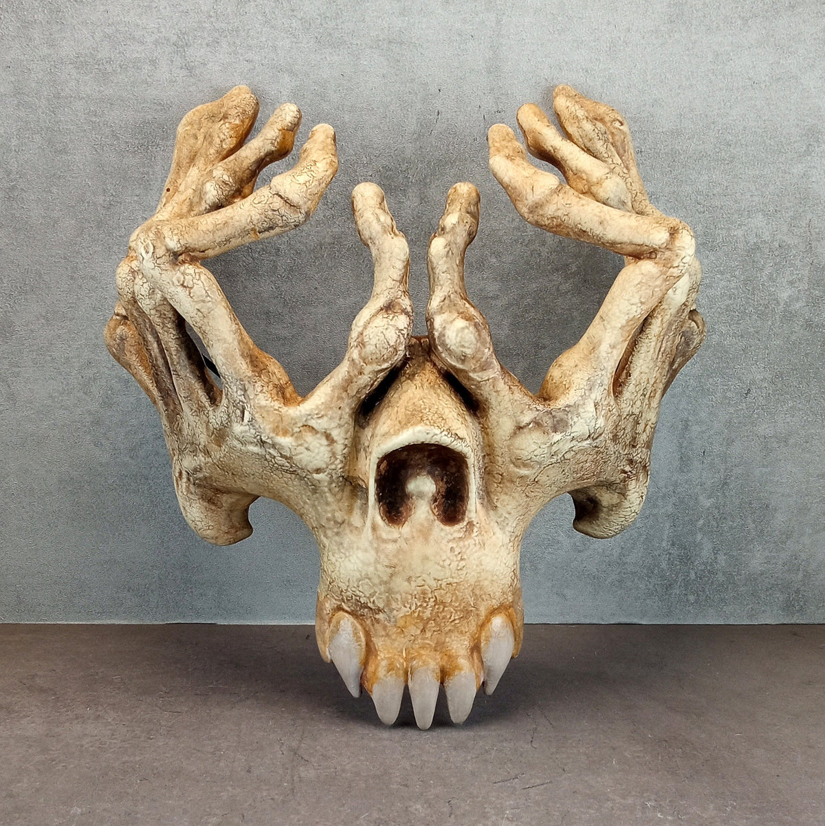 Smiley Maske, Rote Risse Smiley Maske, Schreckliche Smiley Maske, Horror Maske, Halloween Maske