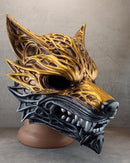 Golden Wolf Spirit Mask