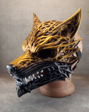 Golden Wolf Spirit Mask