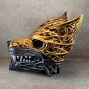Golden Wolf Spirit Mask