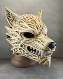 Ivory Wolf Spirit Mask