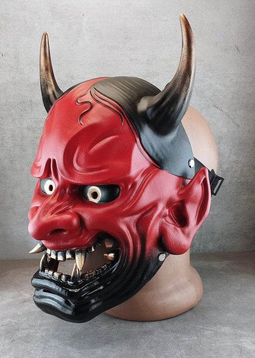 Red Hannya Oni Mask