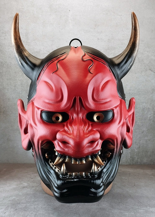 Red Hannya Oni Mask