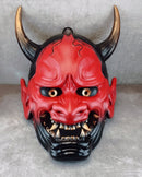 Red Hannya Oni Mask