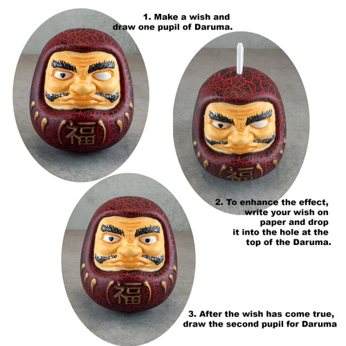 Traditional Japanese Daruma Doll.