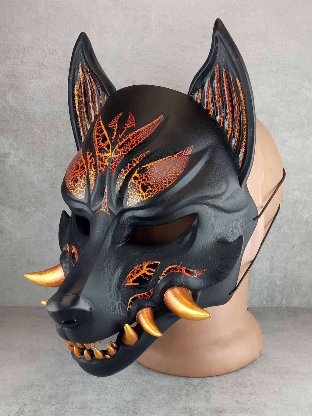Kitsune (Ōkami) Fire Mask