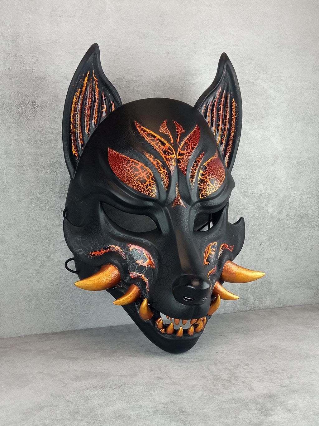 Kitsune (Ōkami) Fire Mask